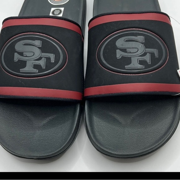 Nike Mens Offcourt NFL San Francisco 49ers Slides Flip Flops new - Picture 3 of 5